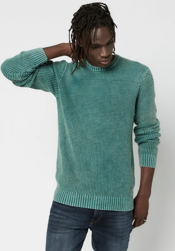 Textured Knit Washy Sweater - BM23793 sold by Buffalo David Bitton