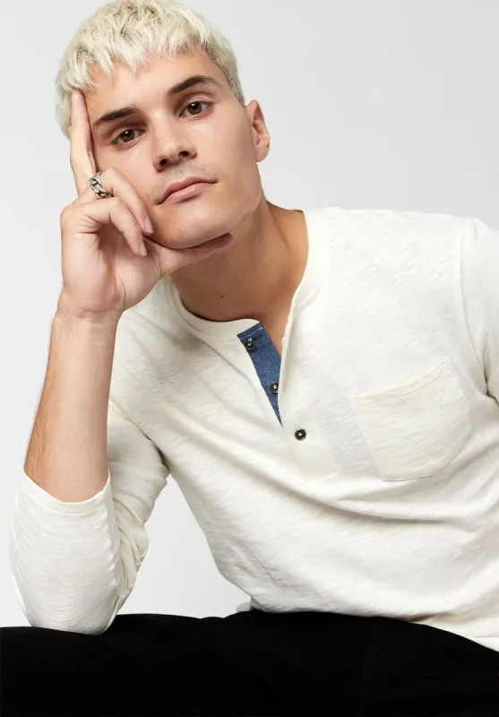 Kirock Henley Shirt - BM23754 sold by Buffalo David Bitton