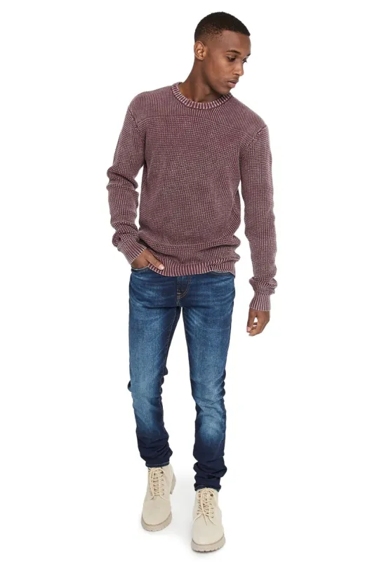 Washy Acid Wash Sweater - BM23276 sold by Buffalo David Bitton