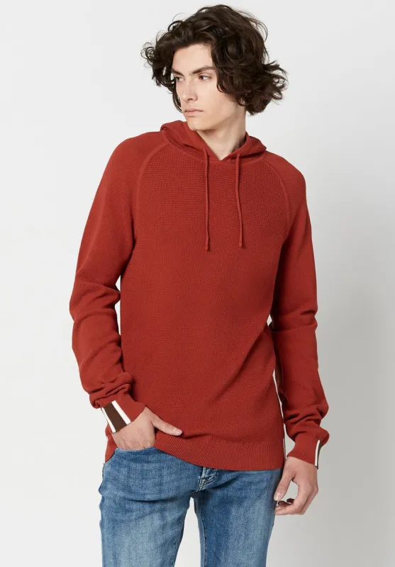 Contrasting Cuffs Wihut Hoodie - BM23689 sold by Buffalo David Bitton