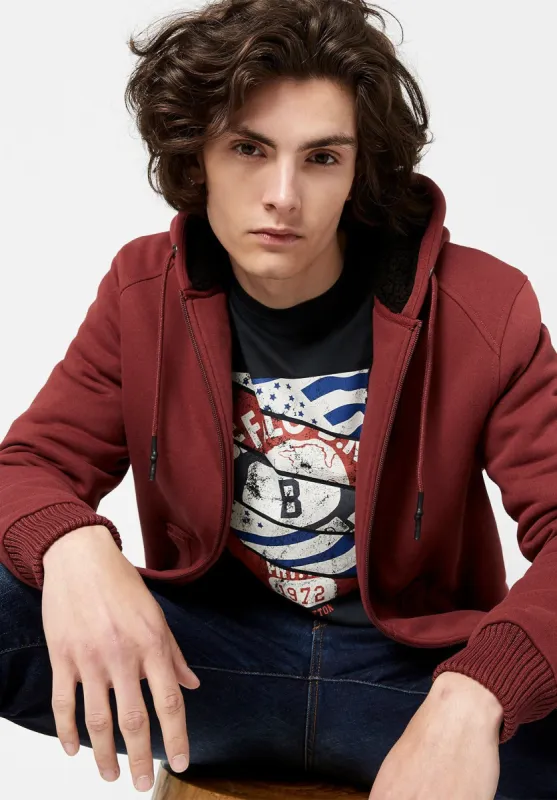 Fleece & Sherpa Fasox Hoodie - BM23800 sold by Buffalo David Bitton