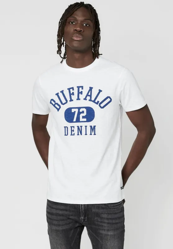 Logo Print Tasut T-Shirt - BM23719 sold by Buffalo David Bitton