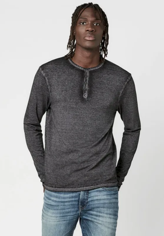 Faded Kaduk Henley Shirt - BM23795 sold by Buffalo David Bitton