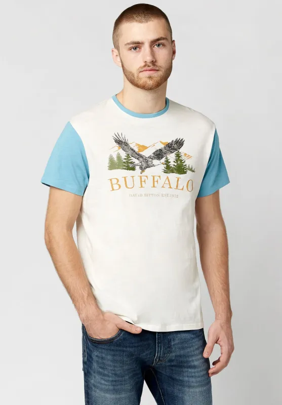 Talask Eagle Print T-Shirt - BM23450 sold by Buffalo David Bitton