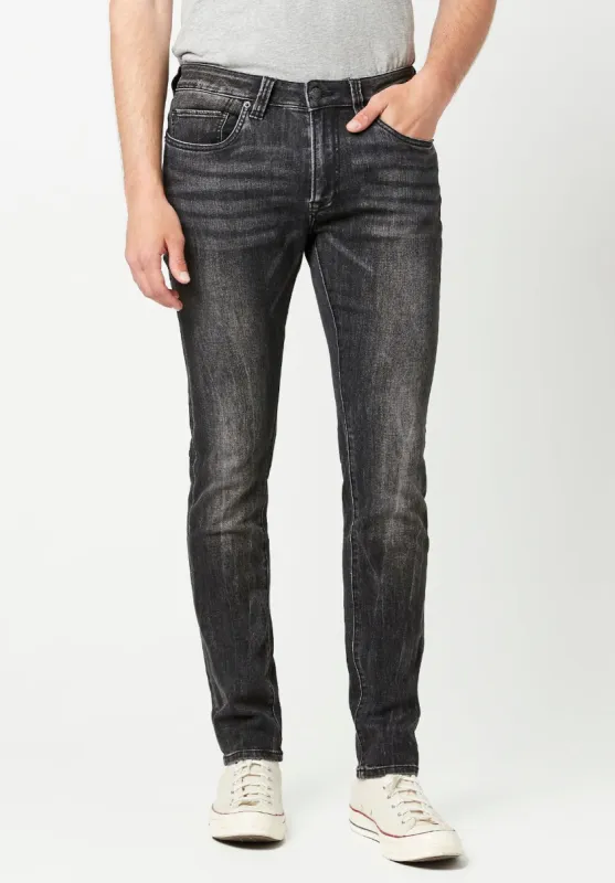 Skinny Max Black Sanded Jeans - BM22731 sold by Buffalo David Bitton