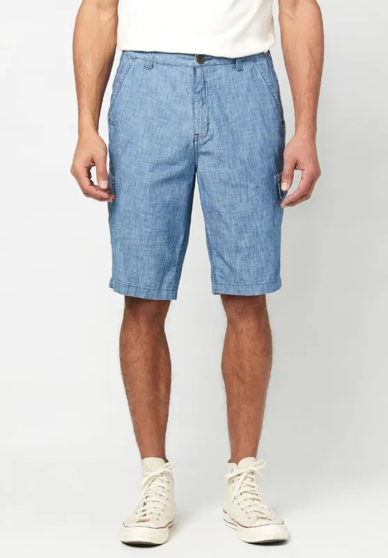 Soft Chambray Himin Shorts - BM23515 sold by Buffalo David Bitton