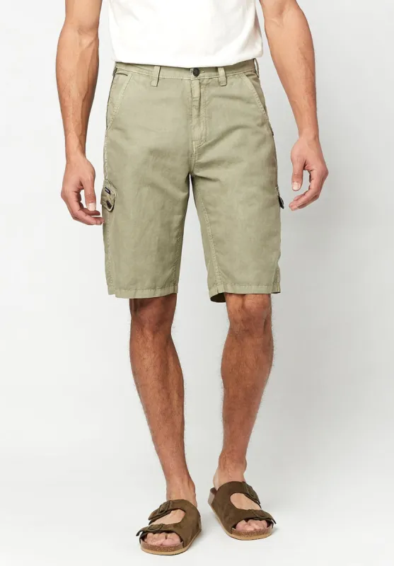 Relaxed Linen Howane Shorts - BM23511 sold by Buffalo David Bitton
