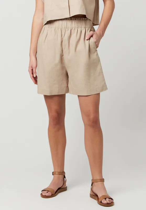 Wysteria Linen Pull-On Shorts - WB0305P sold by Buffalo David Bitton