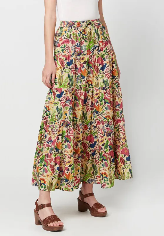 Garden Print Edie Skirt - WS0376S sold by Buffalo David Bitton