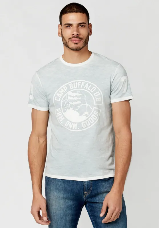 Inside Spray Ticram T-Shirt - BM23449 sold by Buffalo David Bitton