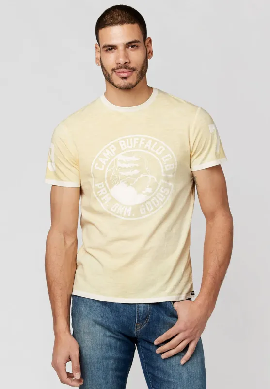 Inside Spray Ticram T-Shirt - BM23449 sold by Buffalo David Bitton