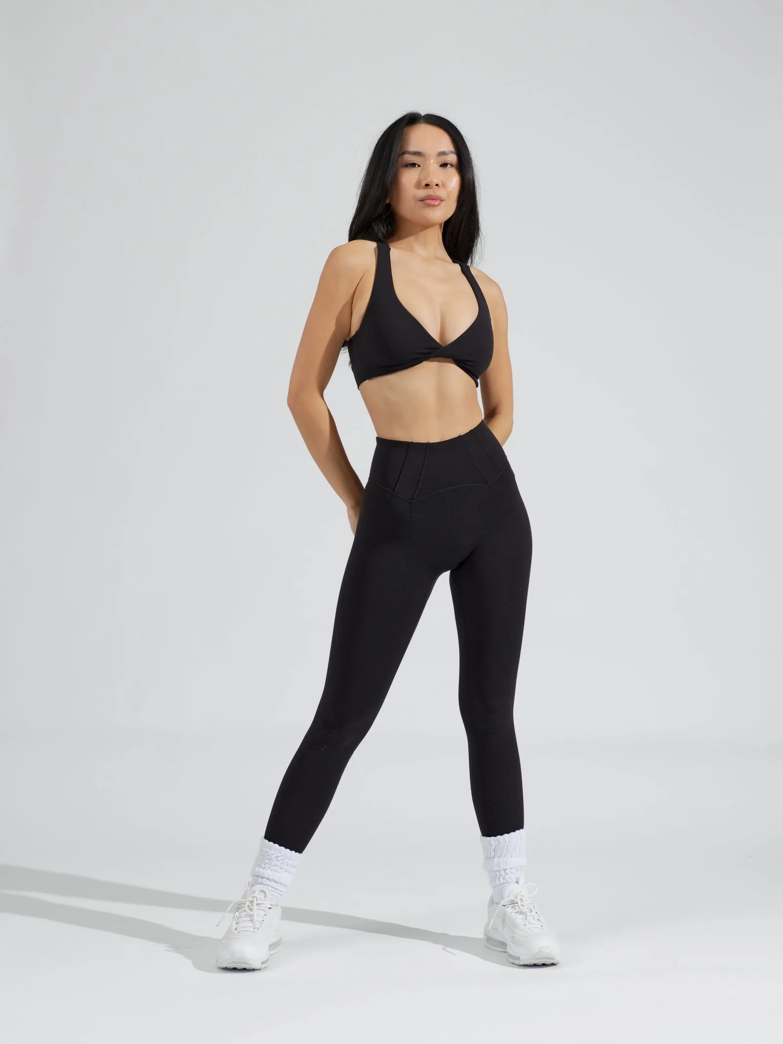 Double Twist Sports Bra - Onyx Black sold by BuffBunny product image thumbnail 4