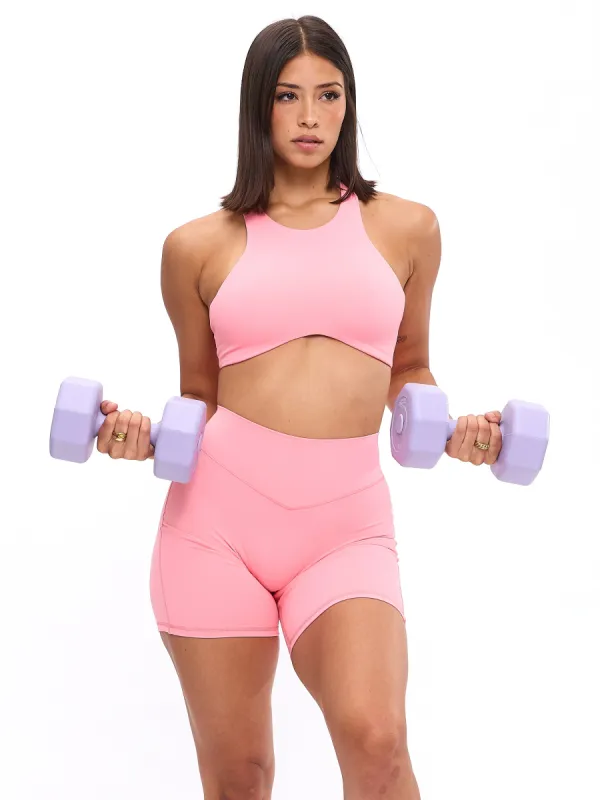 Curve Sports Bra - Guava sold by BuffBunny