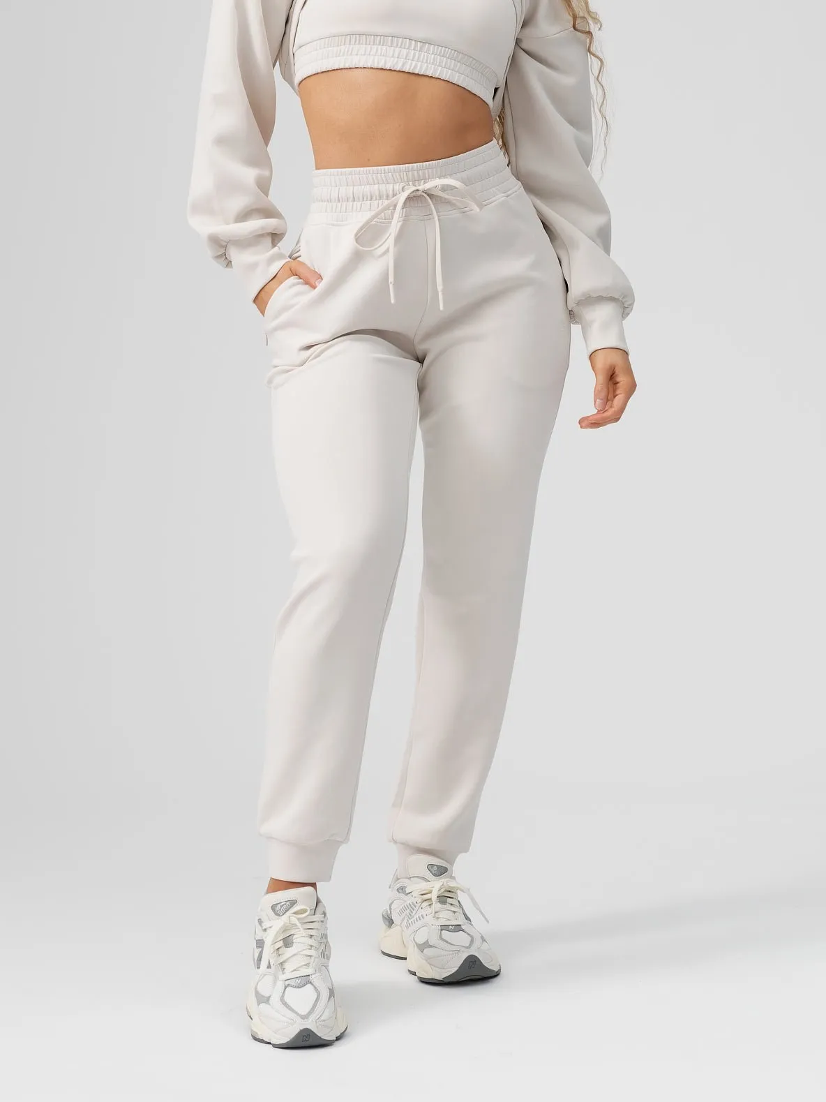 Luxe Jogger - Eggshell sold by BuffBunny