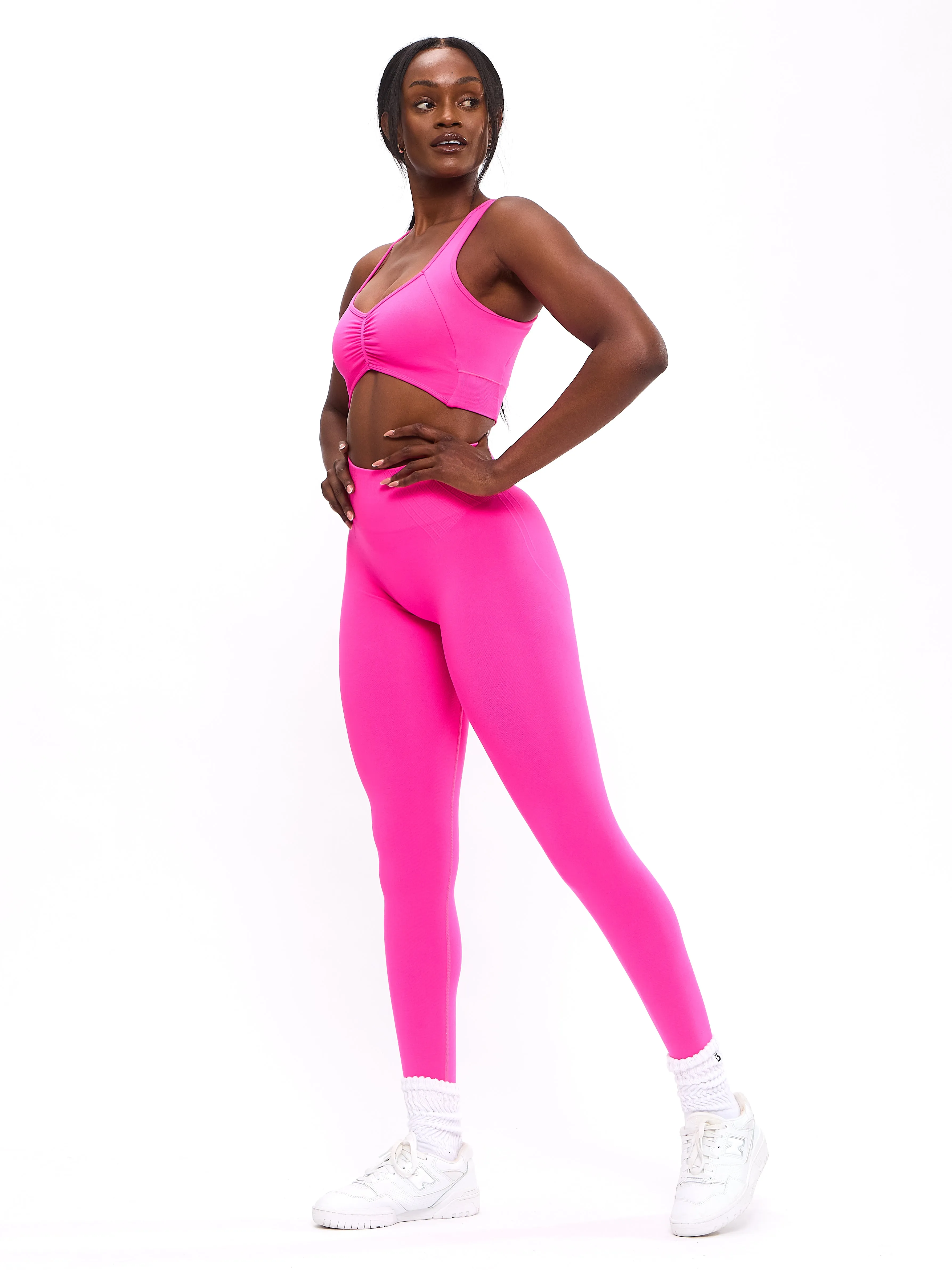 Form Reversible Seamless Sports Bra - Candy Crush Pink sold by BuffBunny product image thumbnail 4
