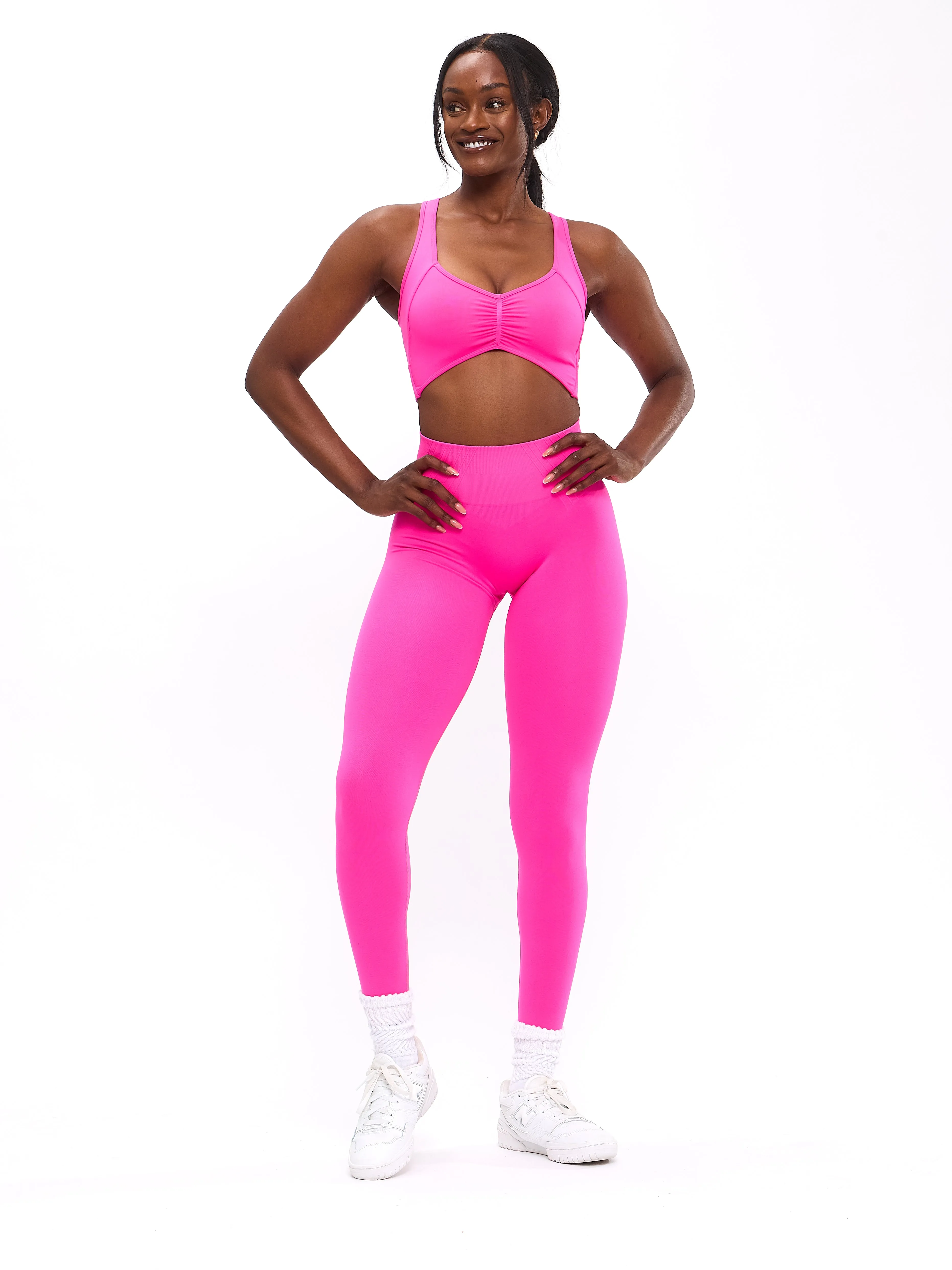 Form Reversible Seamless Sports Bra - Candy Crush Pink sold by BuffBunny product image thumbnail 3