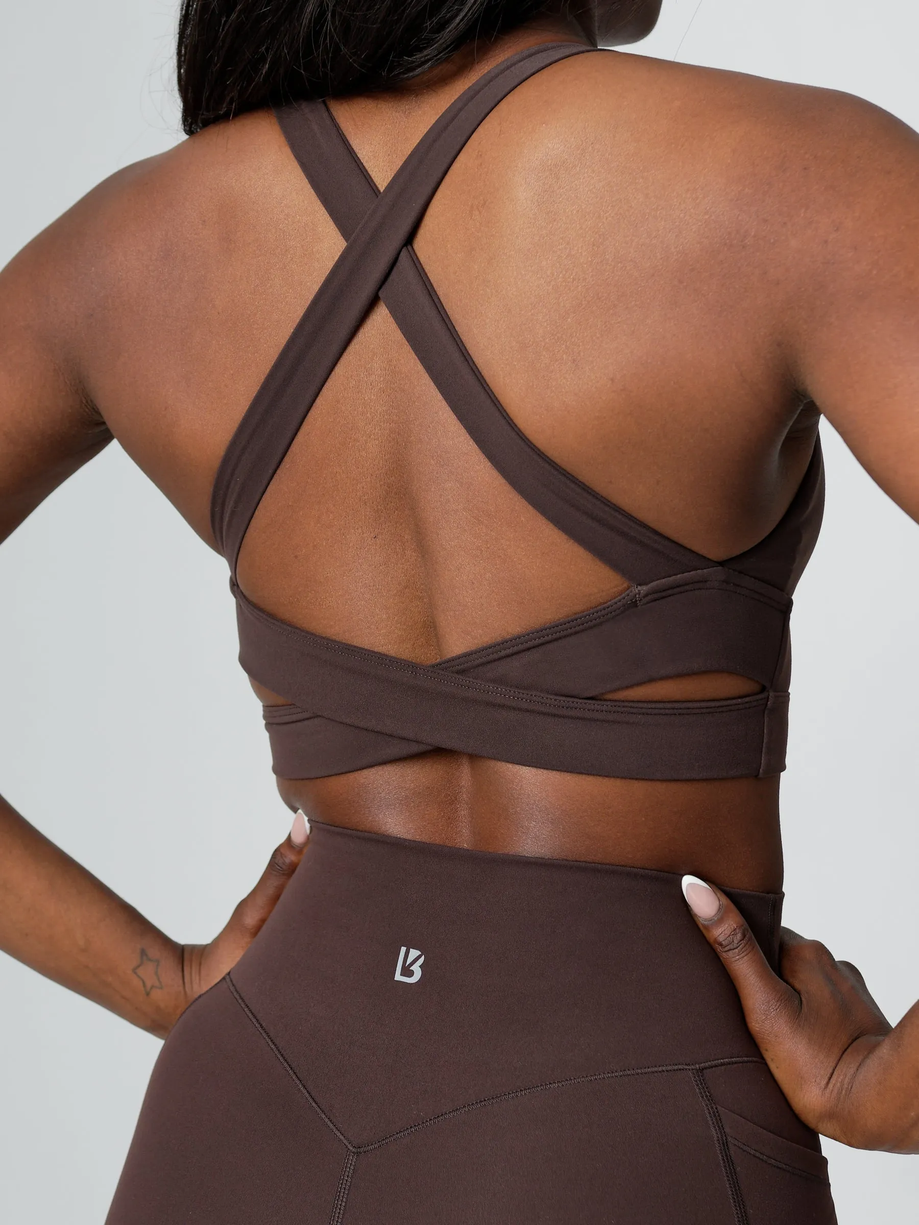 Alpha Sports Bra - Journey Dark Brown sold by BuffBunny product image thumbnail 2