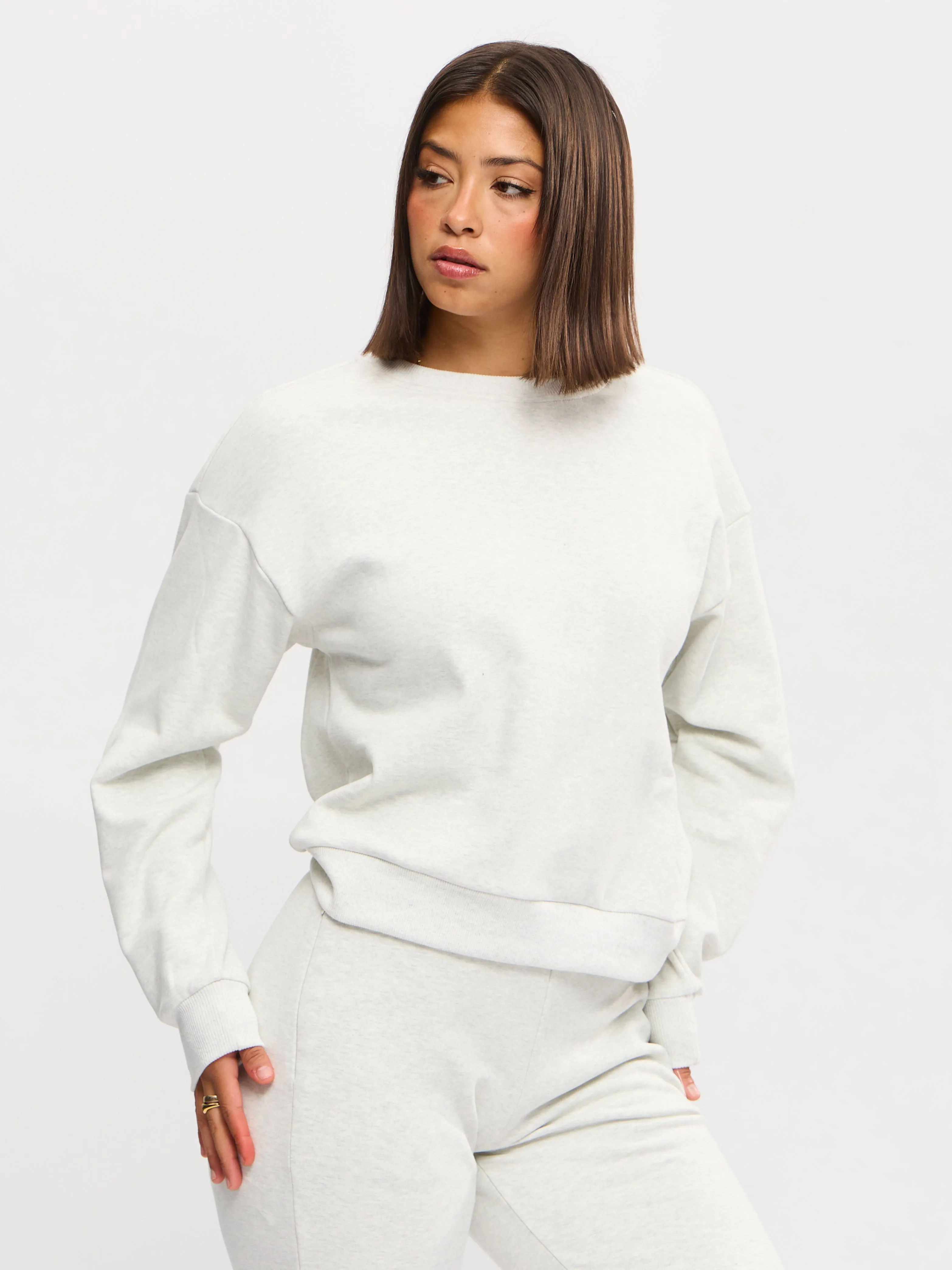 Cloud Crew Pullover - Heather Grey sold by BuffBunny product image thumbnail 5