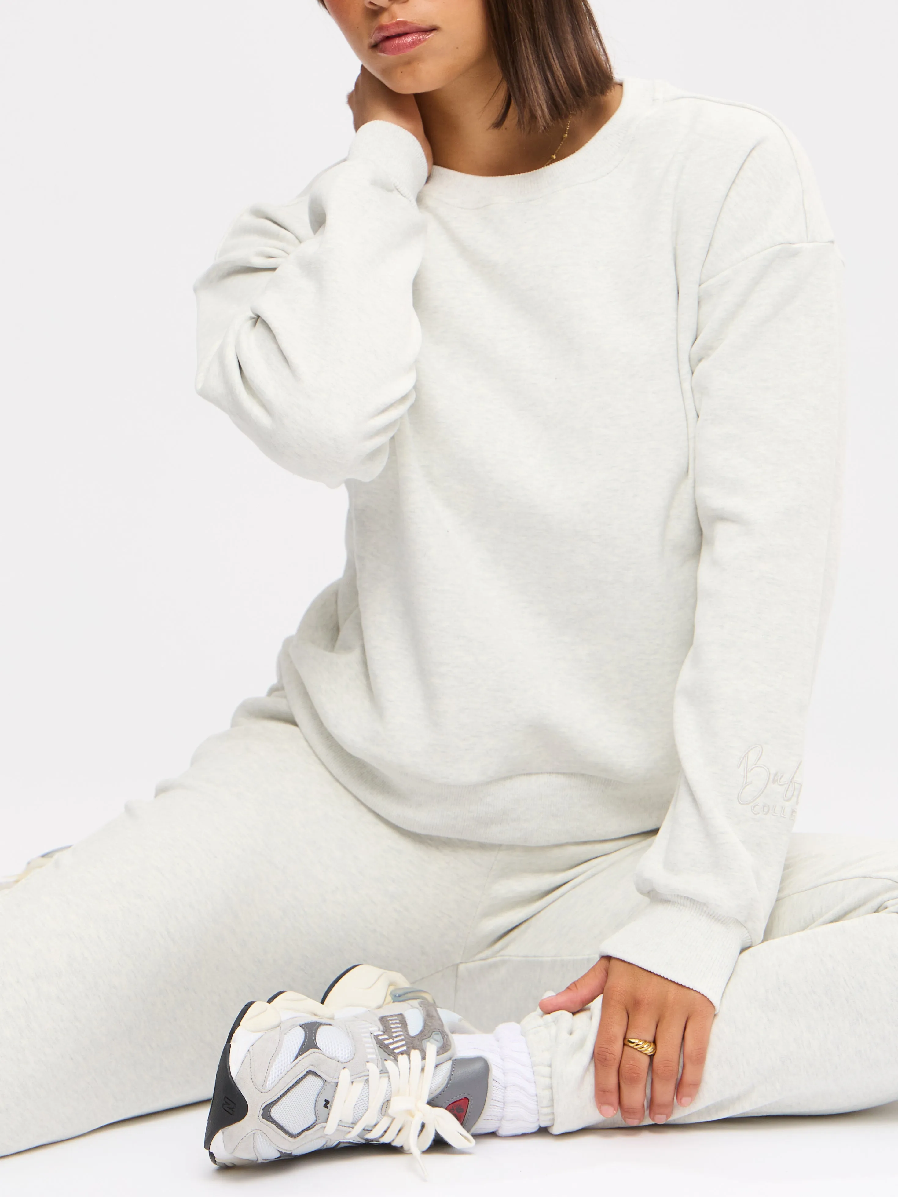 Cloud Crew Pullover - Heather Grey sold by BuffBunny product image thumbnail 4