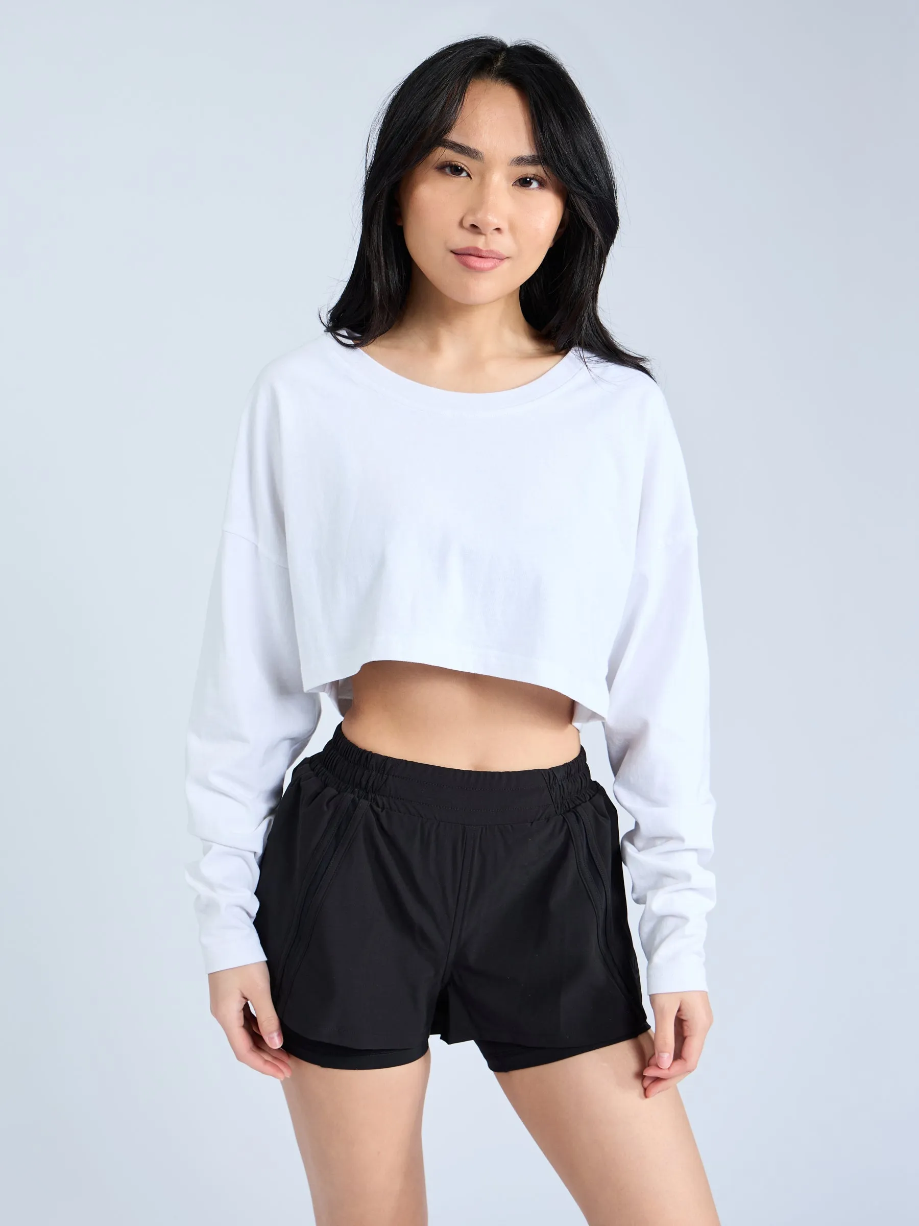 Cool Girl Crop - White sold by BuffBunny product image thumbnail 3