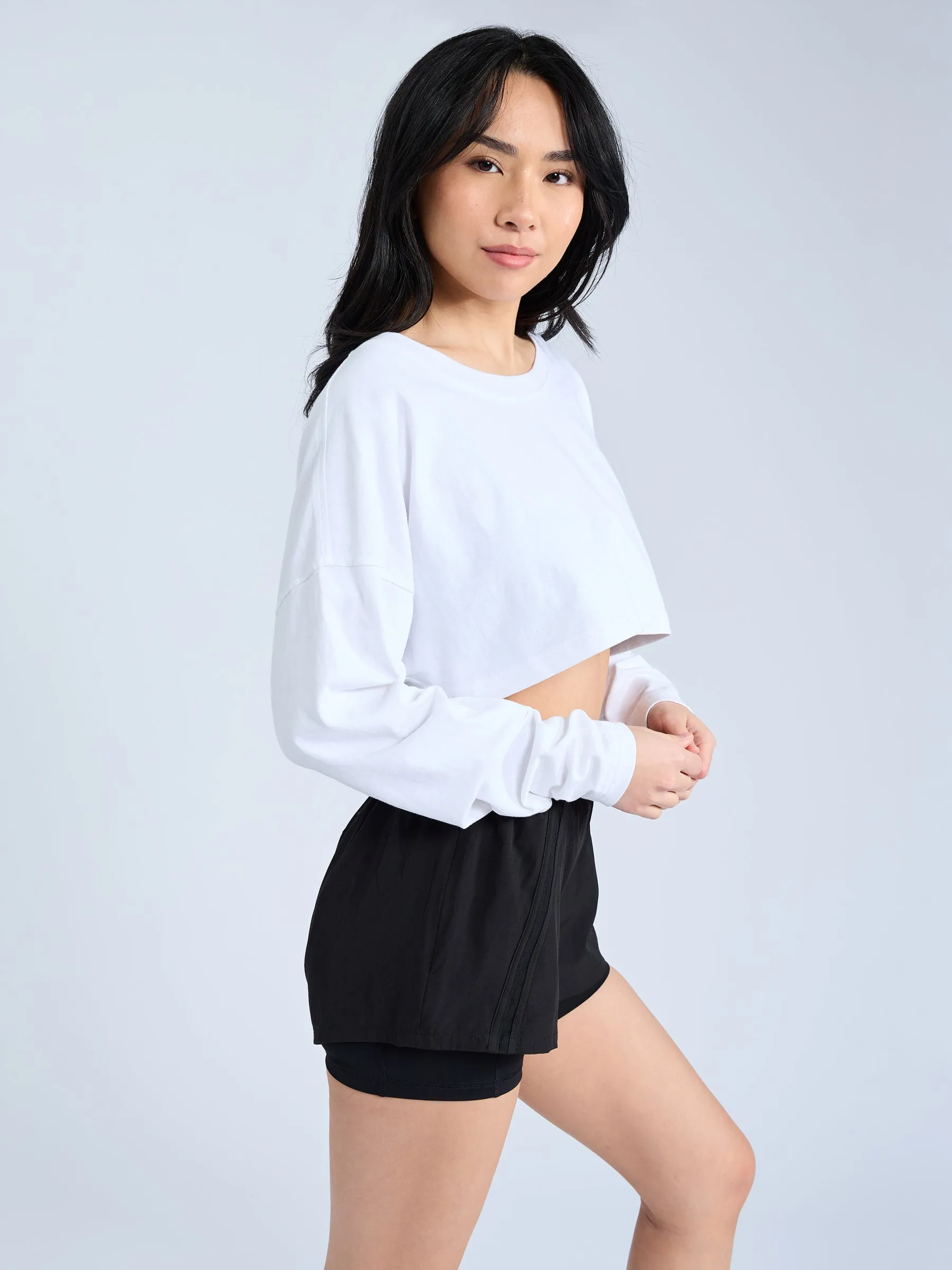 Cool Girl Crop - White sold by BuffBunny product image thumbnail 5