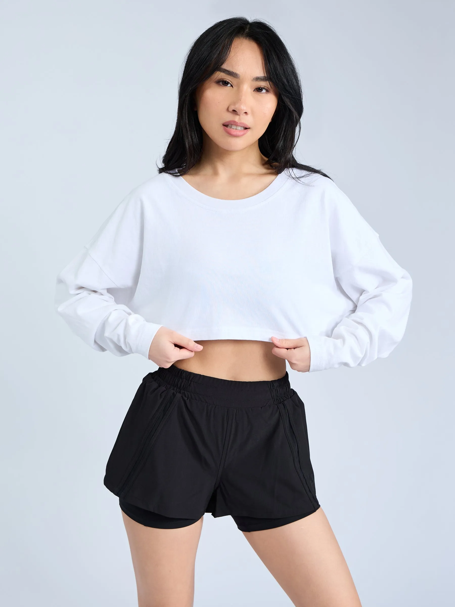 Cool Girl Crop - White sold by BuffBunny product image thumbnail 4