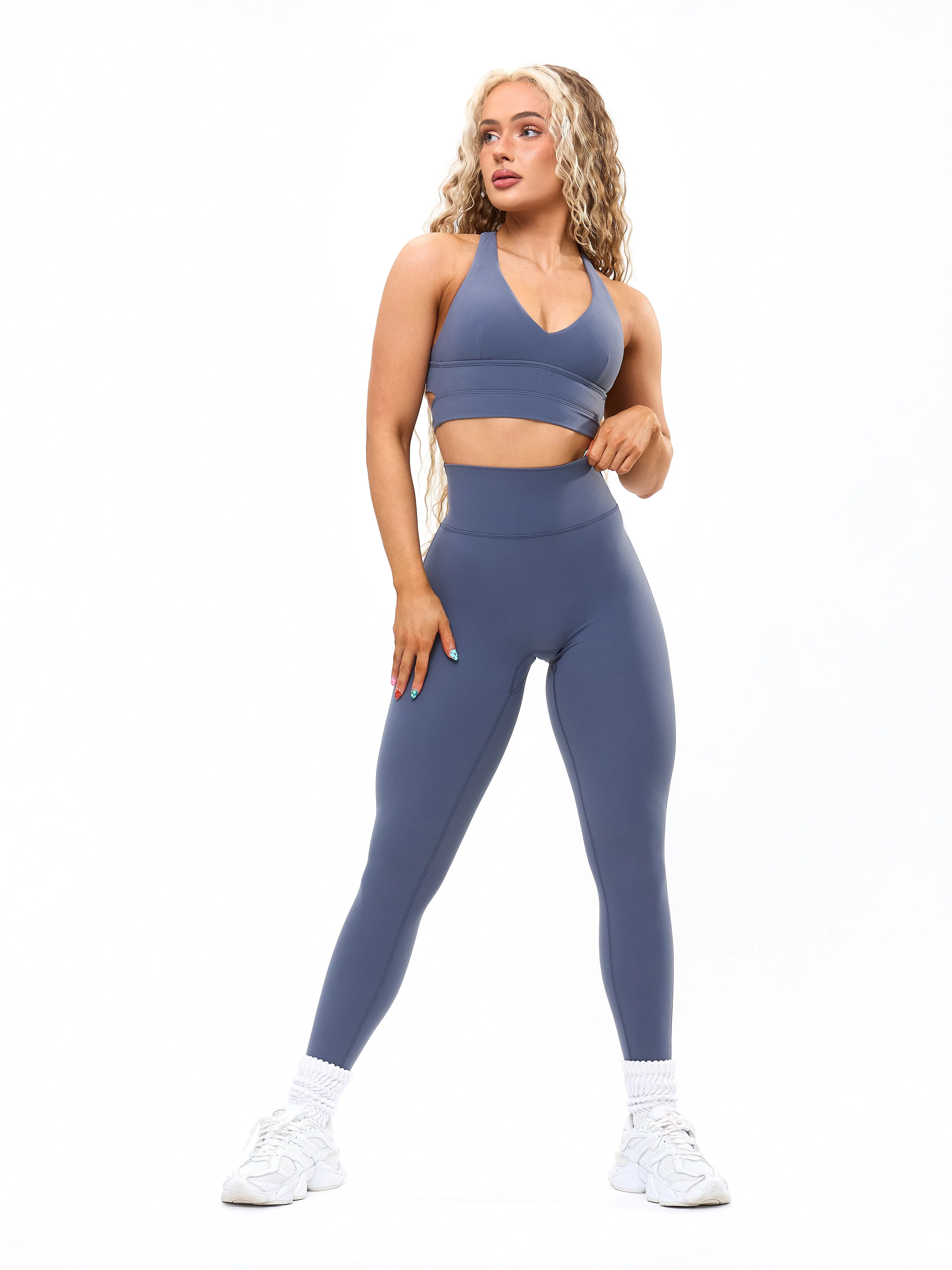 Legacy Legging - Barista Blue sold by BuffBunny product image thumbnail 3