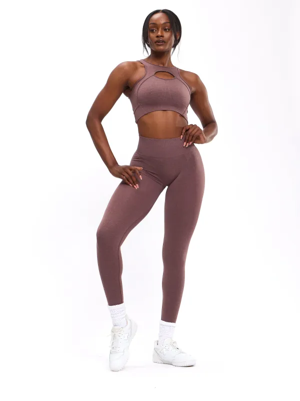 Form Seamless Legging - Mocha Berry sold by BuffBunny
