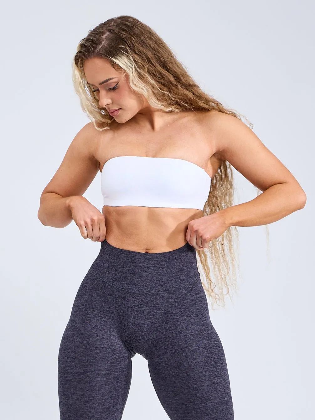 Airknit Bandeau - White sold by BuffBunny