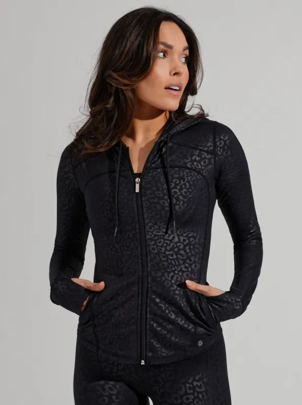 Core Jacket - Black Leopard sold by BuffBunny