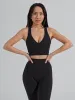 Alpha Sports Bra - Onyx Black sold by BuffBunny