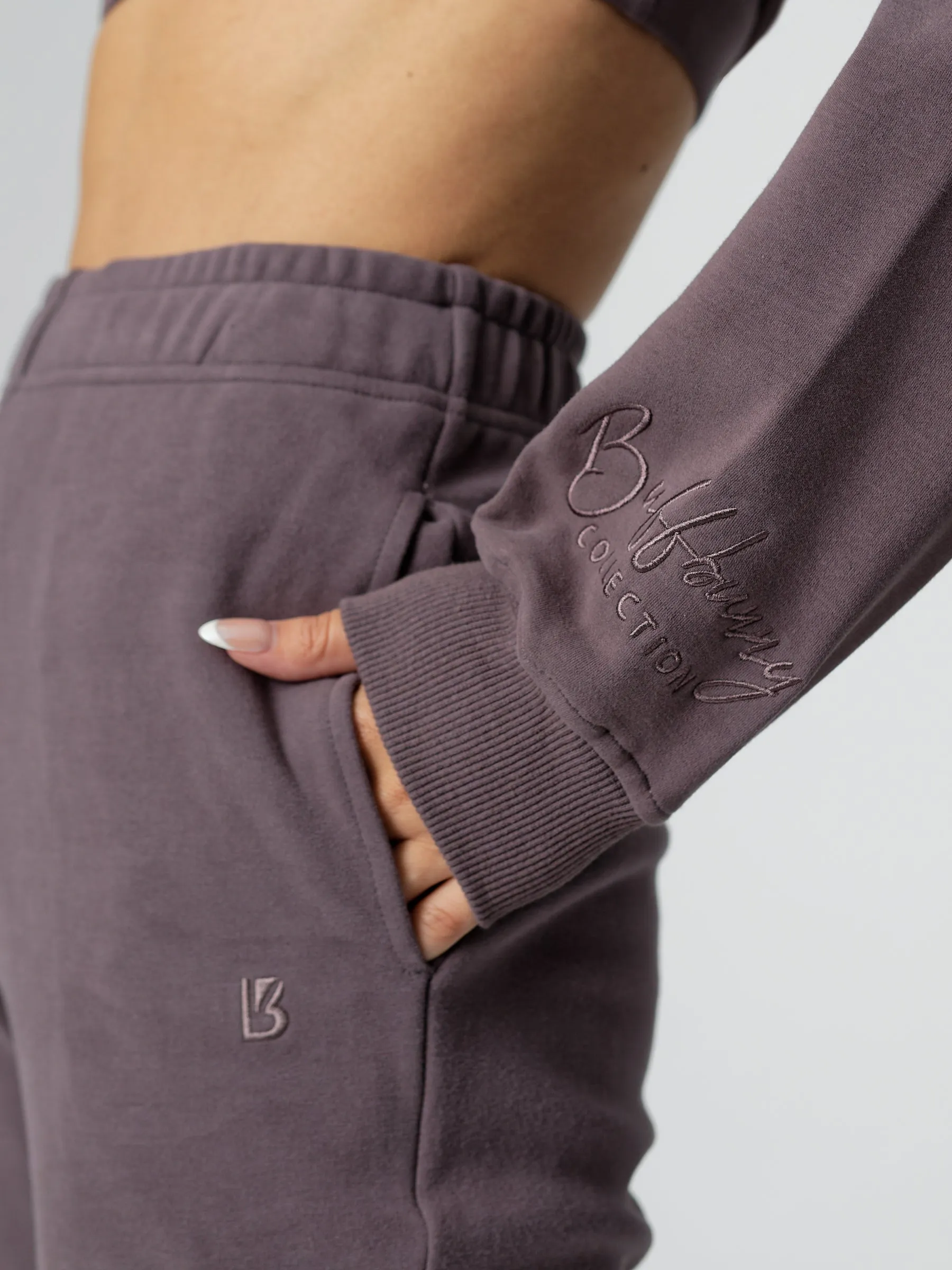 Cloud Long Sleeve Crop - Almost Grey sold by BuffBunny product image thumbnail 3