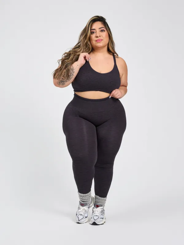 Shape Seamless Sports Bra - Charcoal sold by BuffBunny