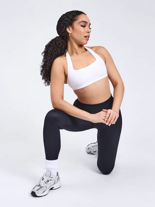 Revolution Halter Sports Bra - White sold by BuffBunny