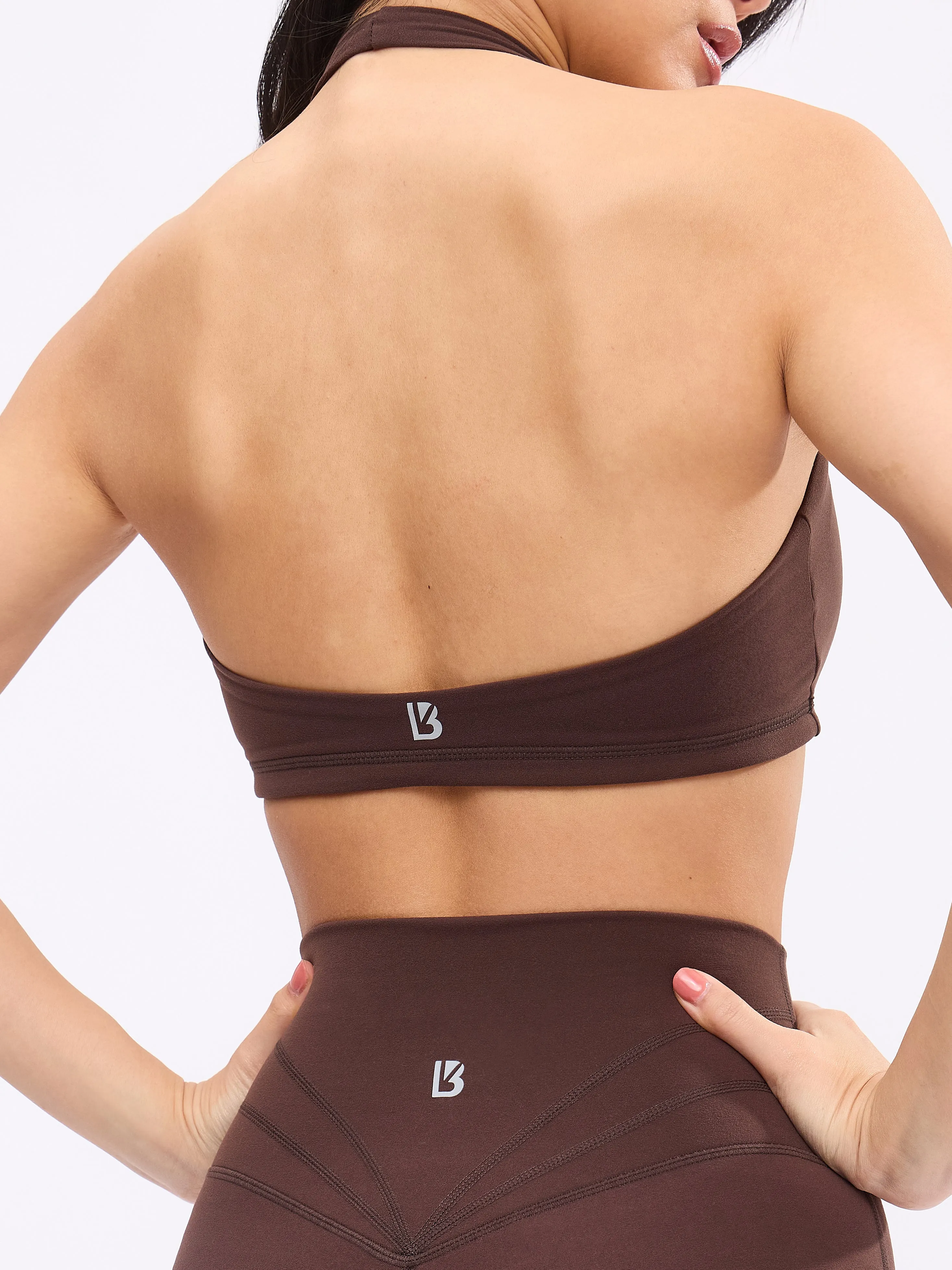 Revolution Halter Sports Bra - Journey Dark Brown sold by BuffBunny product image thumbnail 2