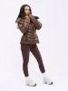 Waist Taper Puffer Jacket - Dark Brown sold by BuffBunny