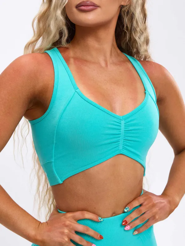 Form Reversible Seamless Sports Bra - Airhead Aqua sold by BuffBunny