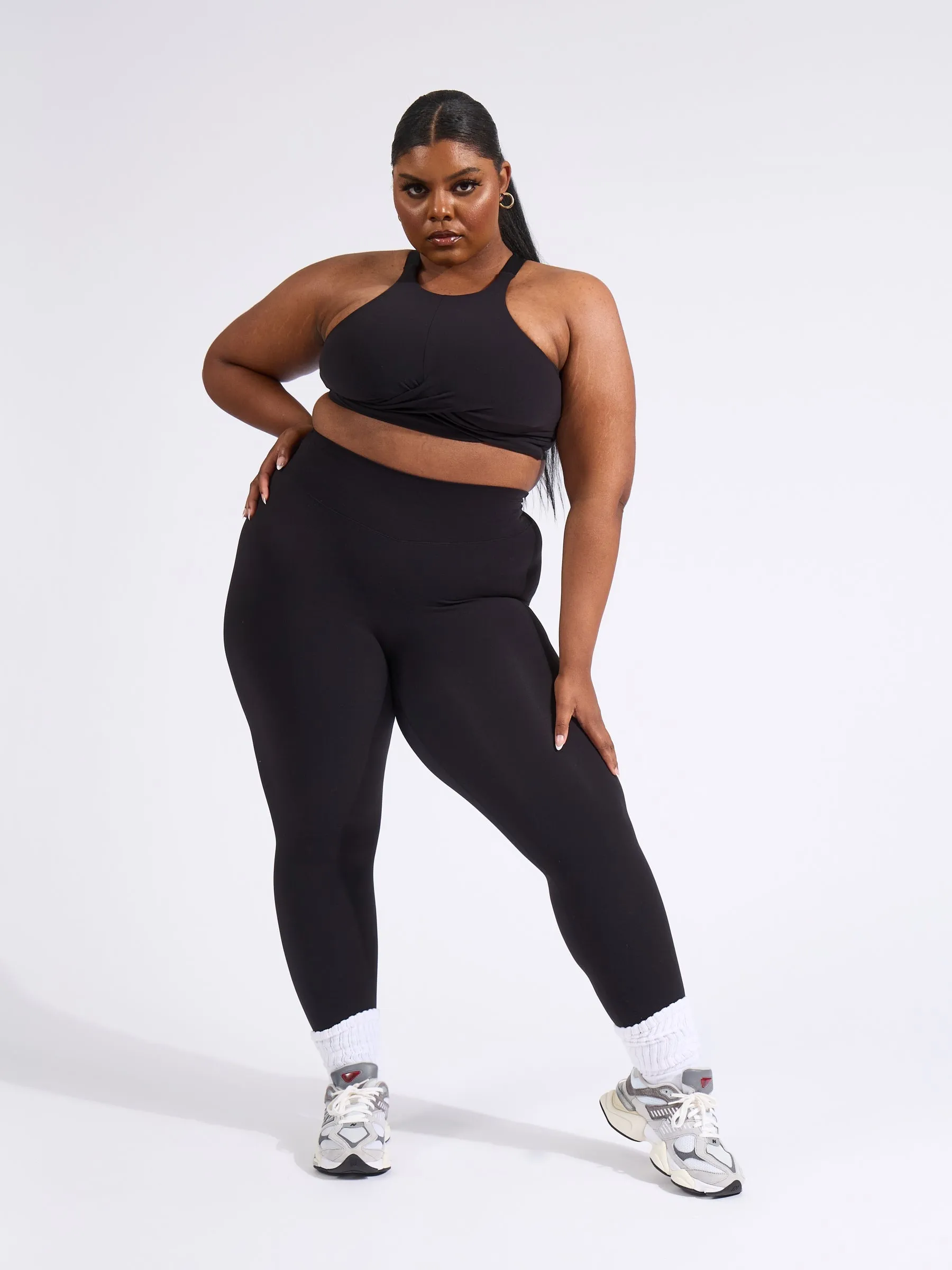 Candy Crew Sports Bra - Onyx Black sold by BuffBunny product image thumbnail 2