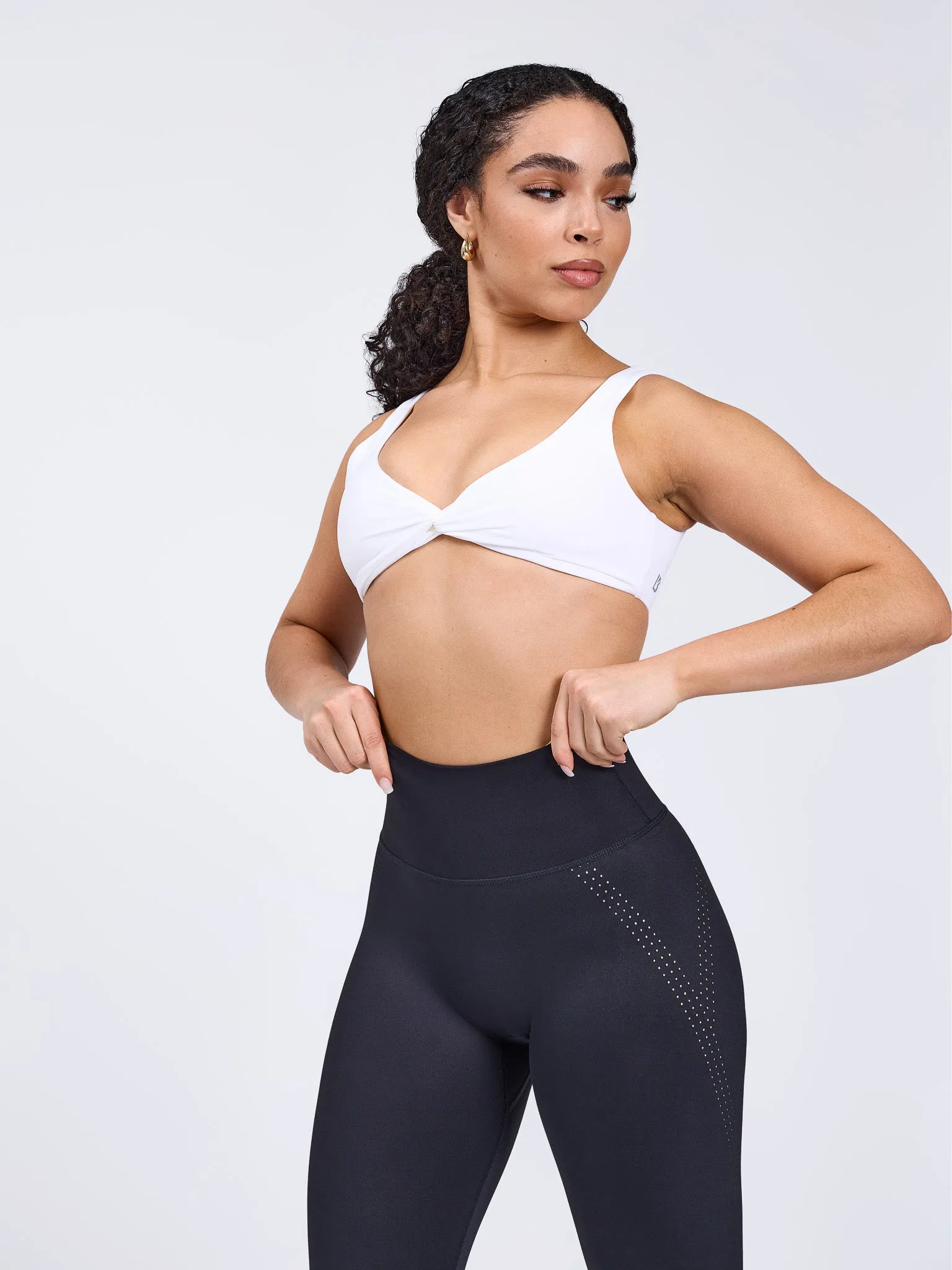 Twisted Sports Bra - White sold by BuffBunny product image thumbnail 4