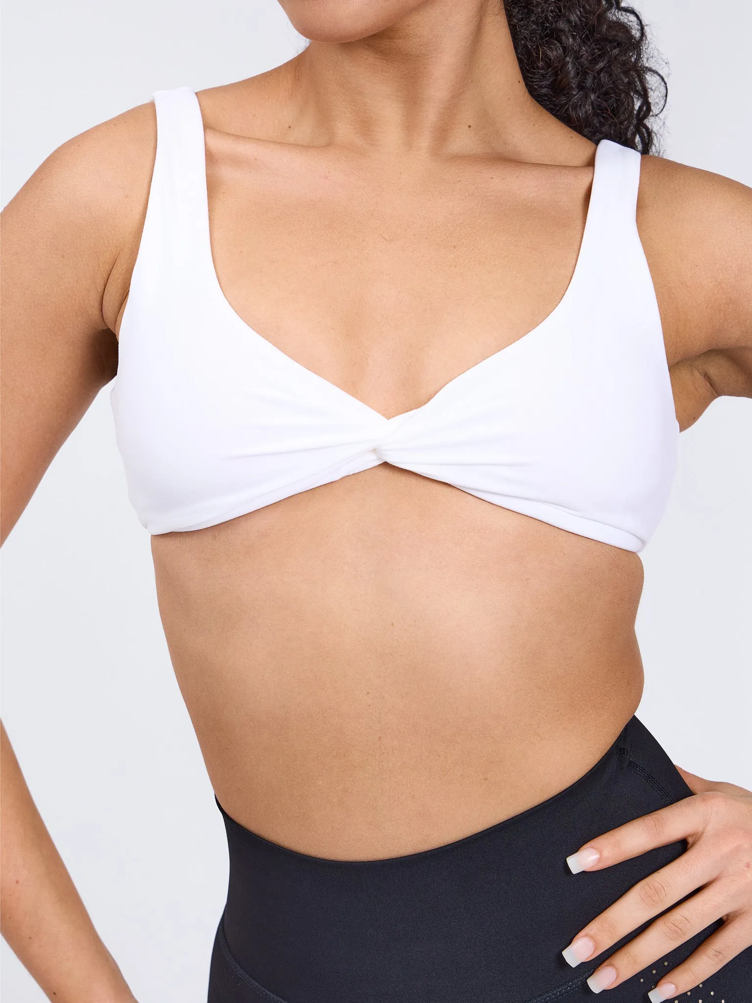 Twisted Sports Bra - White sold by BuffBunny product image thumbnail 5