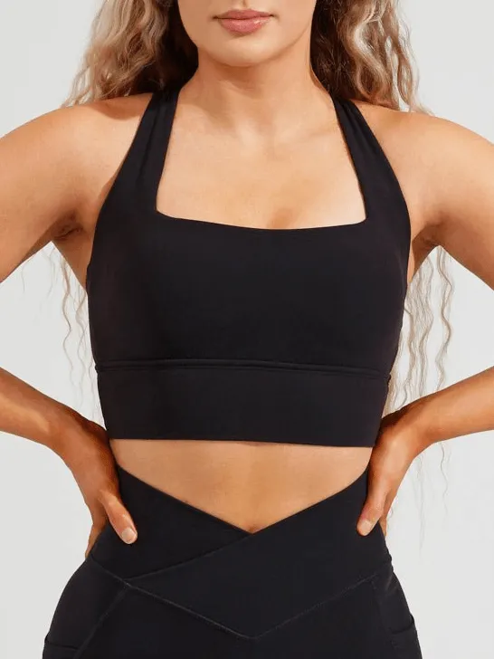 Revolution Sports Bra - Onyx Black sold by BuffBunny