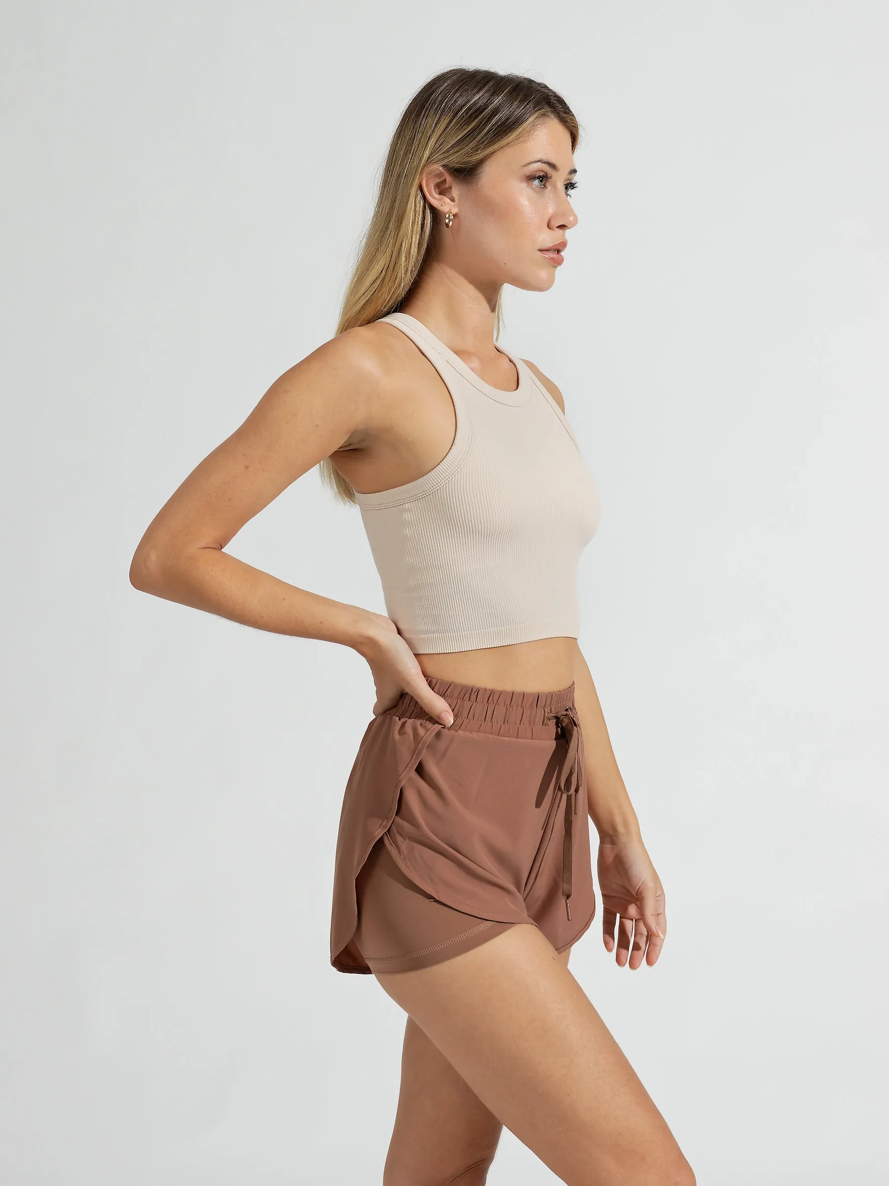 Ribbed Seamless Tank - Stardust sold by BuffBunny product image thumbnail 4