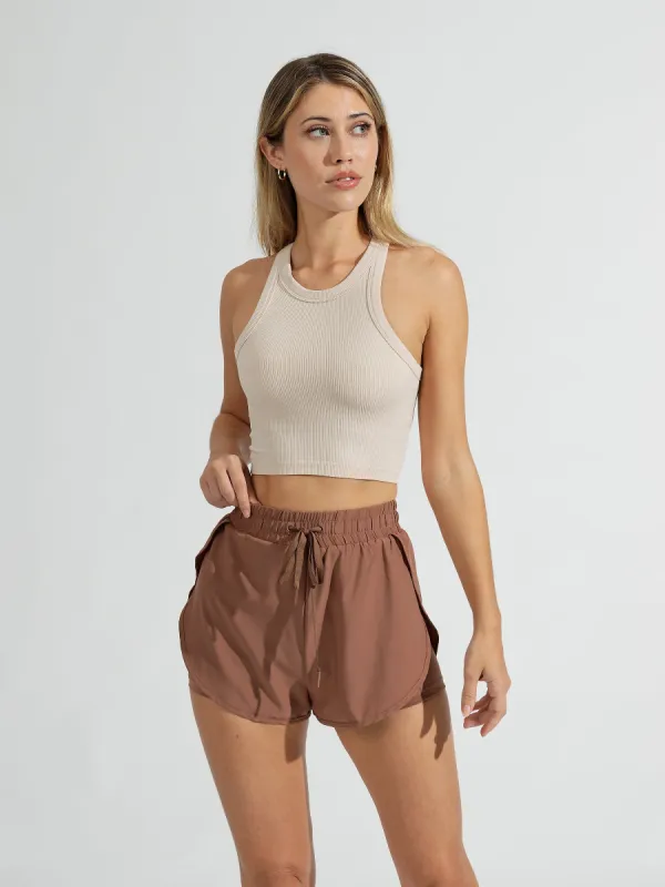 Ribbed Seamless Tank - Stardust sold by BuffBunny