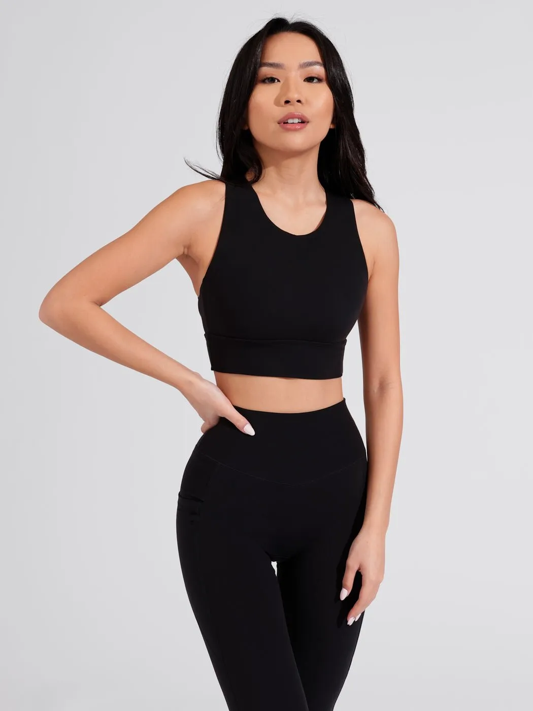 Geo Sports Bra - Onyx Black sold by BuffBunny product image thumbnail 5