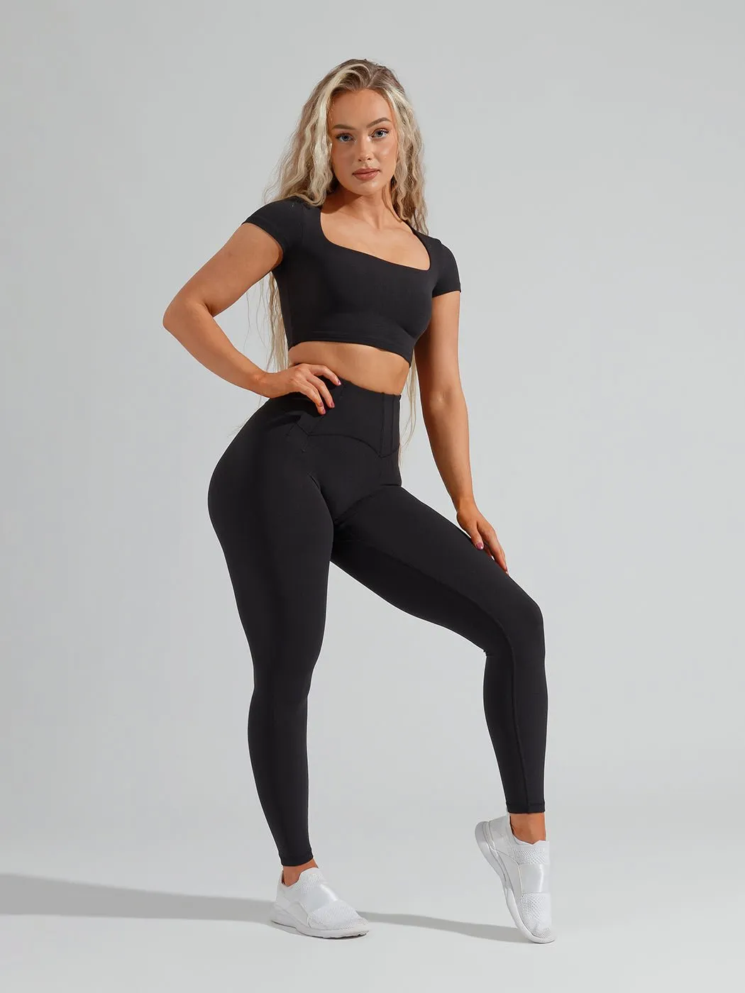 Corset Legging - Onyx Black sold by BuffBunny product image thumbnail 3