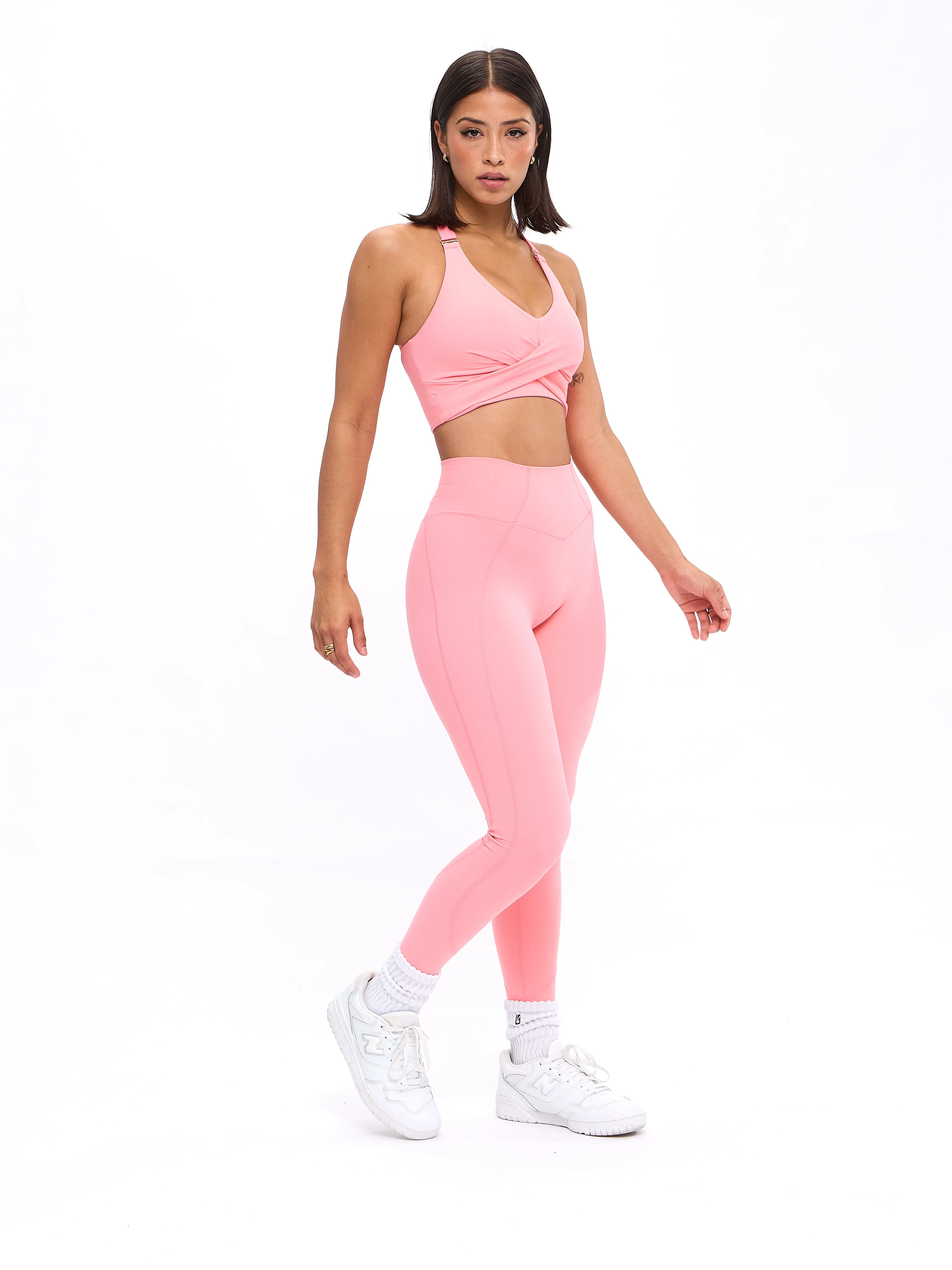 Candy Wrap Sports Bra - Guava sold by BuffBunny product image thumbnail 5