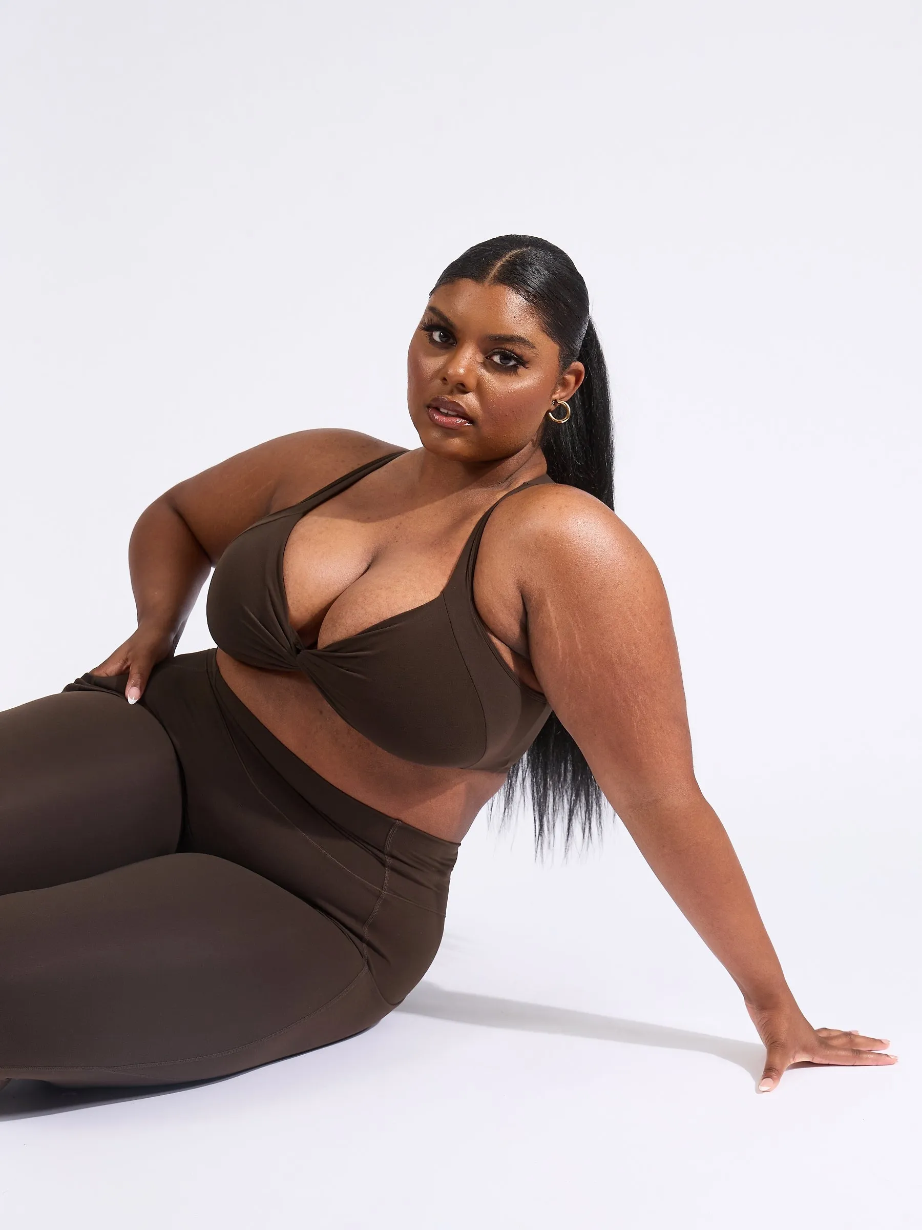 Twisted Curve Sports Bra - Cold Brew sold by BuffBunny product image thumbnail 2