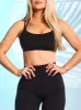 Revolve Sports Bra - Onyx Black sold by BuffBunny