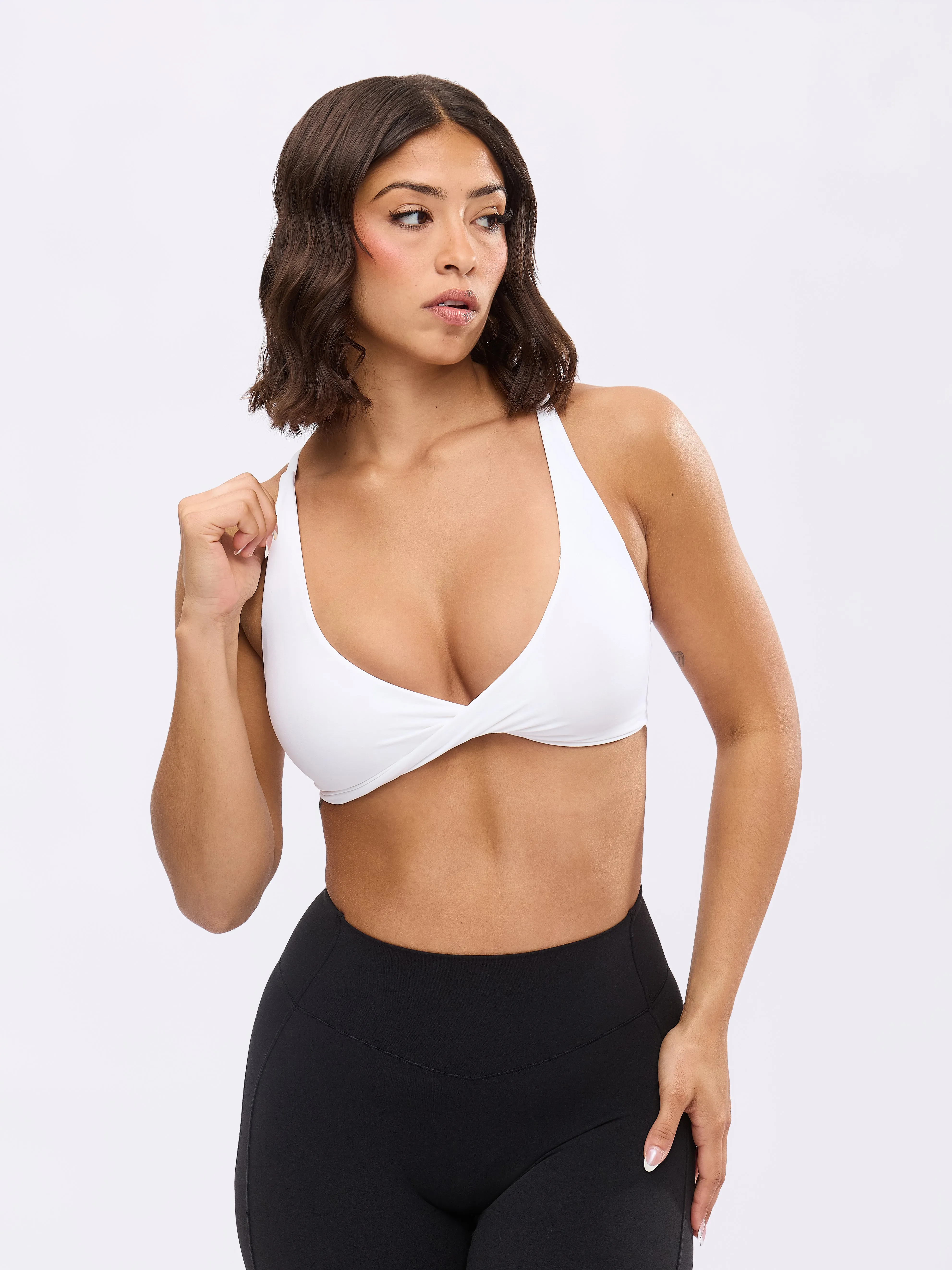 Glow Sports Bra - White sold by BuffBunny product image thumbnail 2