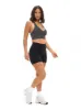 Alpha Sports Bra - Black Bossy Print sold by BuffBunny